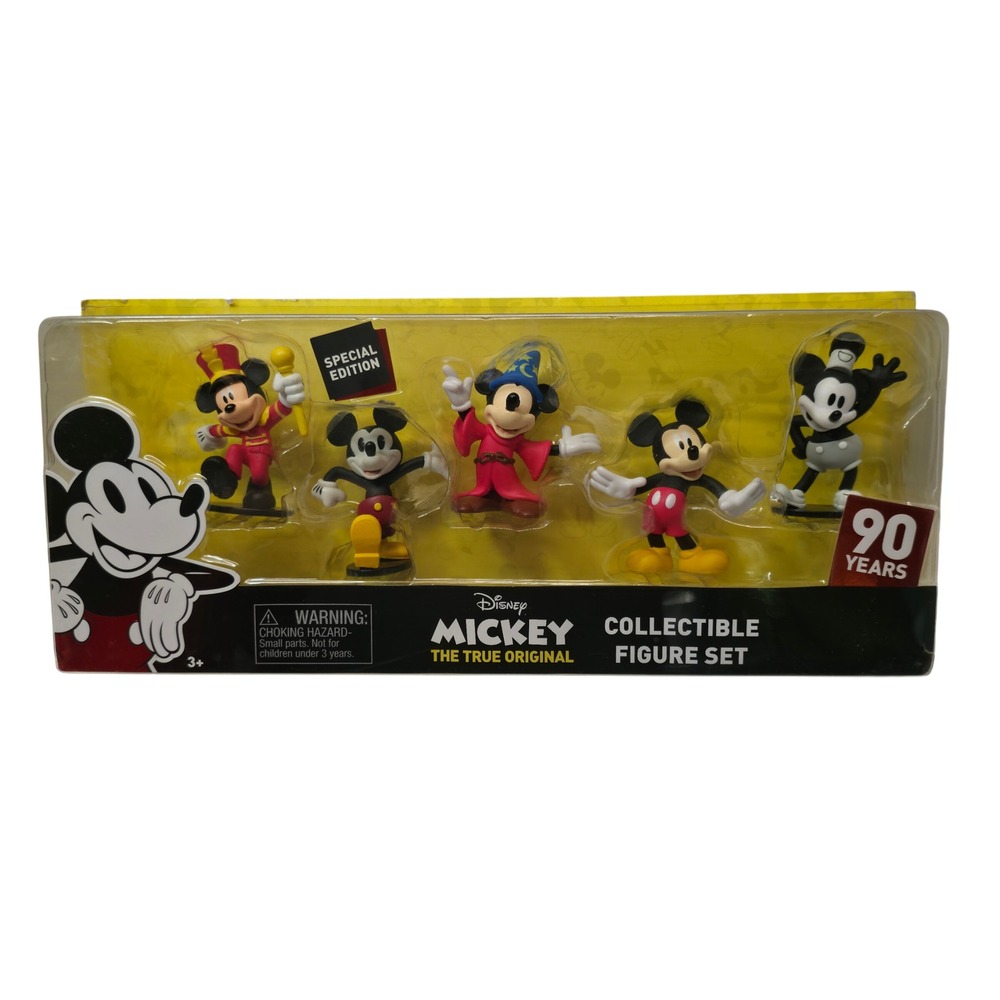 Disney Mickey Mouse 90 Years The True Original Collectible Figure Set